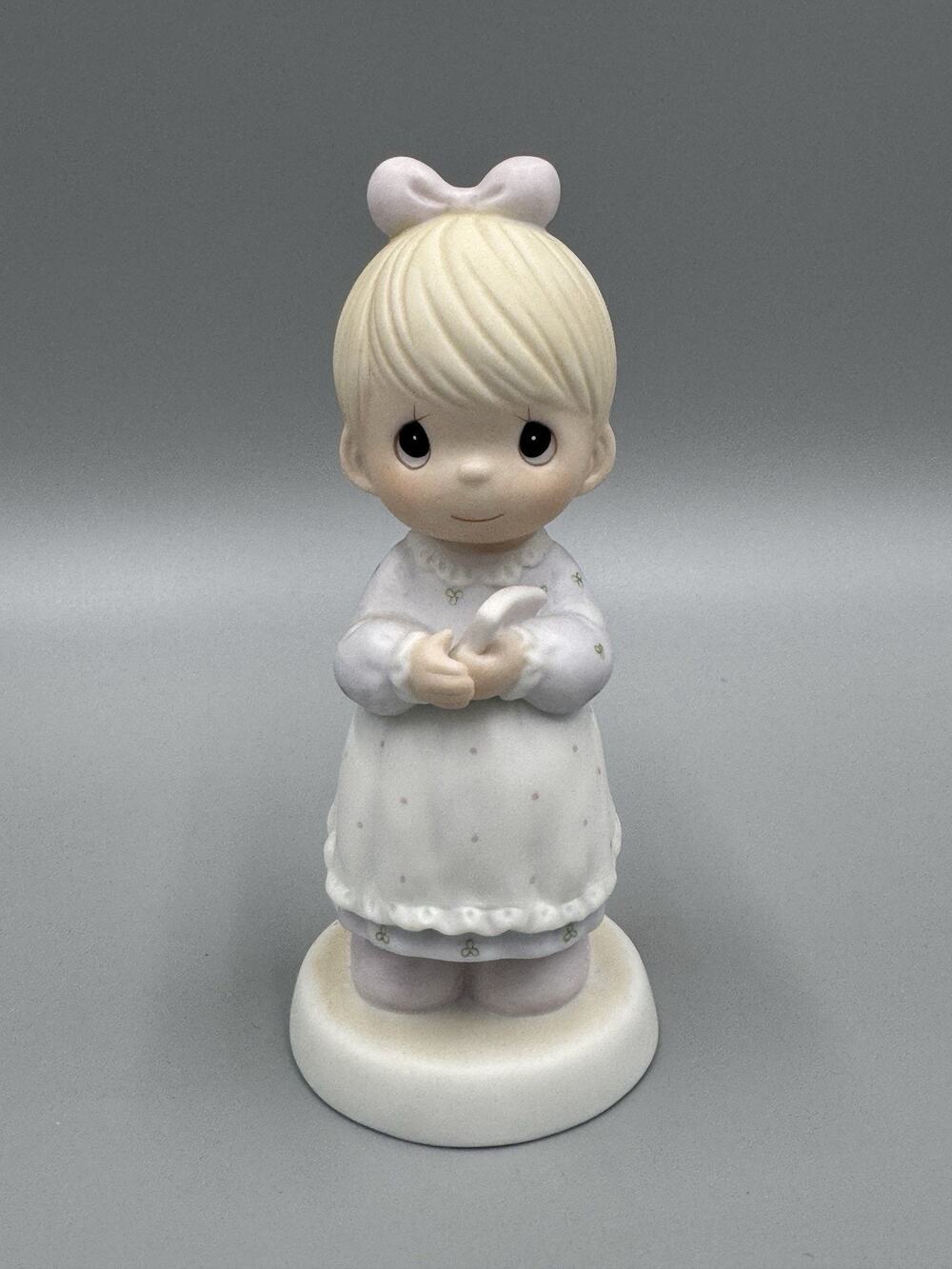 Vintage Enesco Precious Moments "The Good Lord Always Delivers" Figurine 1989